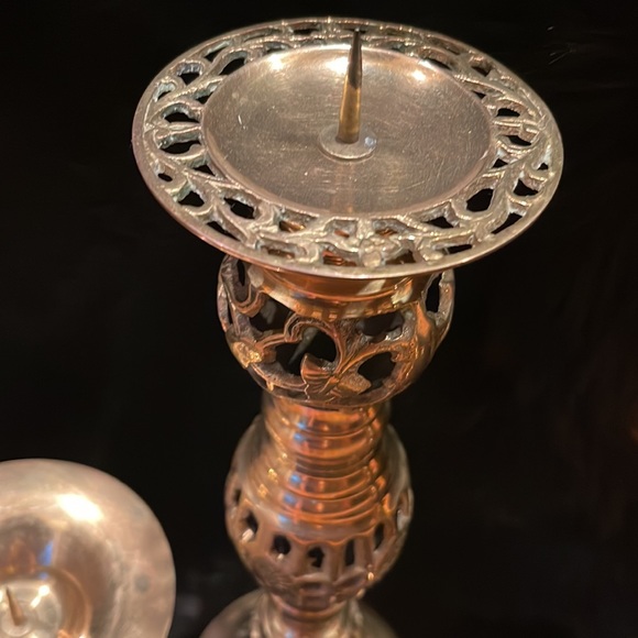 Set of three candle sticks - Picture 6 of 9